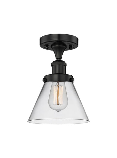 Edison One Light Semi-Flush Mount