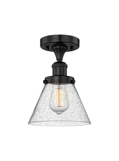 Edison One Light Semi-Flush Mount