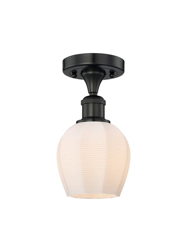 Edison One Light Semi-Flush Mount