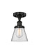 Innovations - 616-1F-BK-G62 - One Light Semi-Flush Mount - Edison - Matte Black