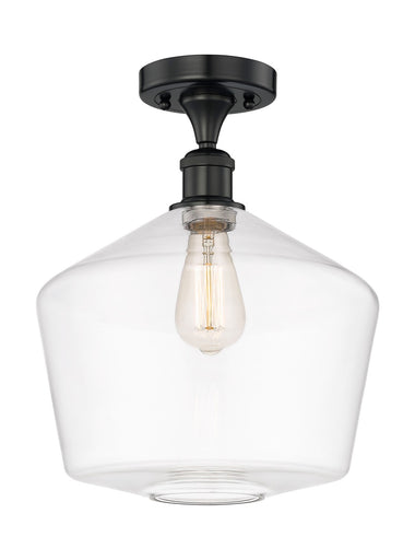 Edison One Light Semi-Flush Mount