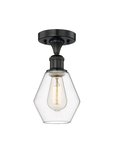 Edison One Light Semi-Flush Mount