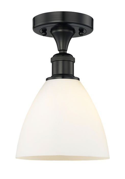 Innovations - 616-1F-BK-GBD-751 - One Light Semi-Flush Mount - Edison - Matte Black