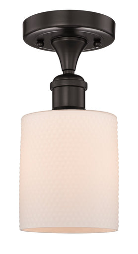 Edison One Light Semi-Flush Mount