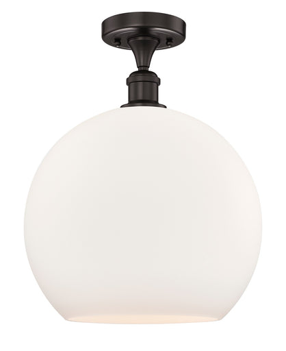 Edison One Light Semi-Flush Mount