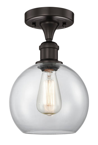 Edison One Light Semi-Flush Mount