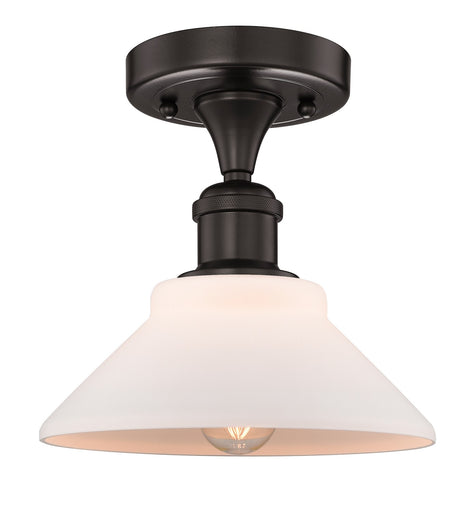 Edison One Light Semi-Flush Mount