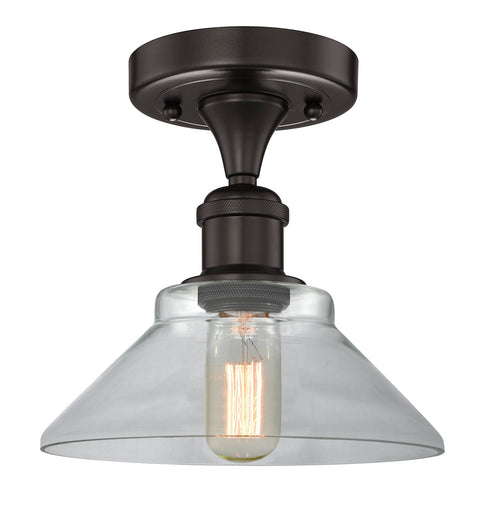 Edison One Light Semi-Flush Mount