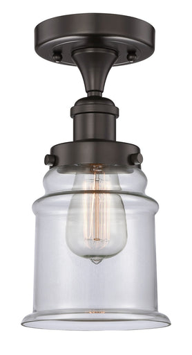 Edison One Light Semi-Flush Mount