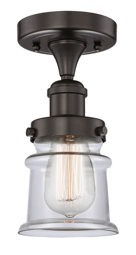 Edison One Light Semi-Flush Mount