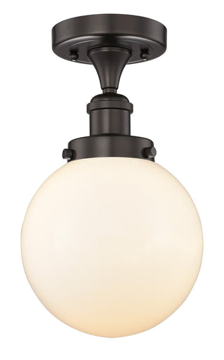 Edison One Light Semi-Flush Mount