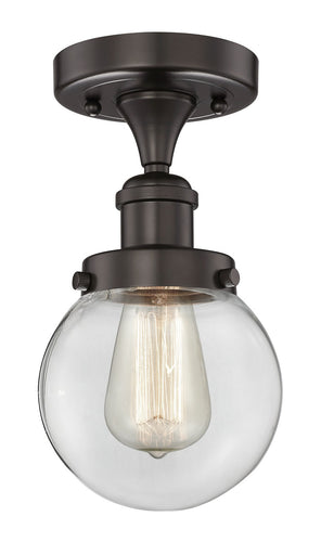 Edison One Light Semi-Flush Mount