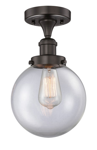 Edison One Light Semi-Flush Mount