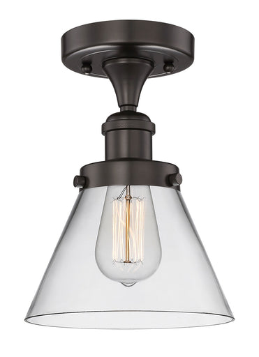 Edison One Light Semi-Flush Mount