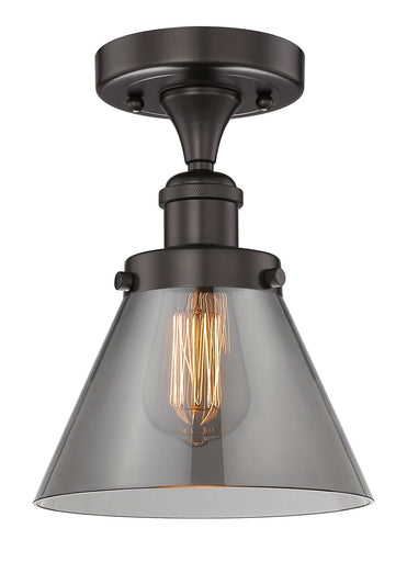 Edison One Light Semi-Flush Mount