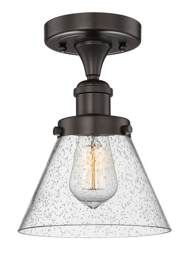 Edison One Light Semi-Flush Mount