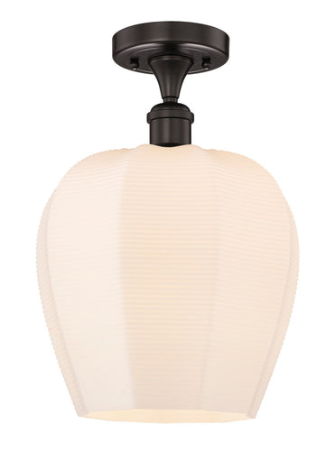 Edison One Light Semi-Flush Mount