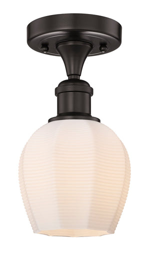 Edison One Light Semi-Flush Mount