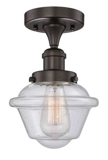 Edison One Light Semi-Flush Mount