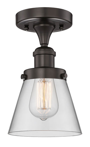 Edison One Light Semi-Flush Mount