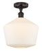 Innovations - 616-1F-OB-G651-12 - One Light Semi-Flush Mount - Edison - Oil Rubbed Bronze