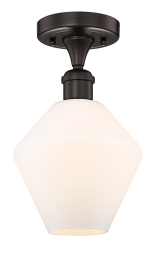 Edison One Light Semi-Flush Mount