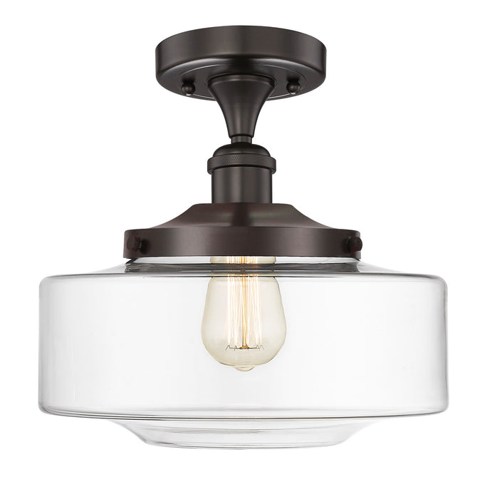 Innovations - 616-1F-OB-G692-12 - LED Semi-Flush Mount - Franklin Restoration - Oil Rubbed Bronze