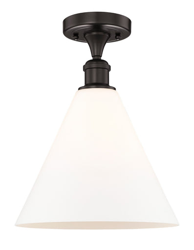 Edison One Light Semi-Flush Mount