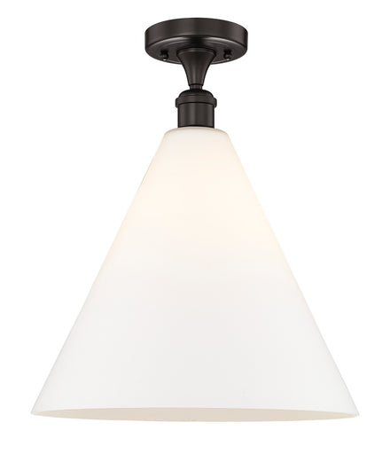 Edison One Light Semi-Flush Mount