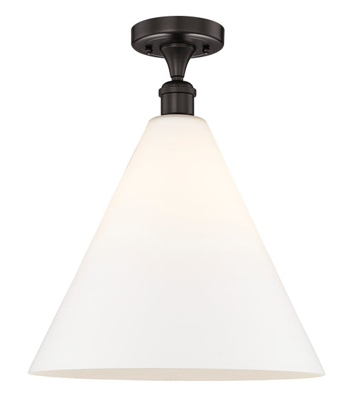 Innovations - 616-1F-OB-GBC-161 - One Light Semi-Flush Mount - Edison - Oil Rubbed Bronze