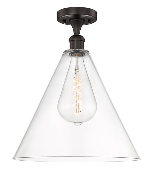 Innovations - 616-1F-OB-GBC-162 - One Light Semi-Flush Mount - Edison - Oil Rubbed Bronze