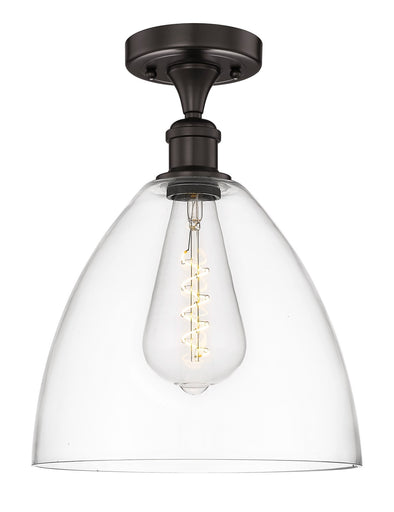 Edison One Light Semi-Flush Mount