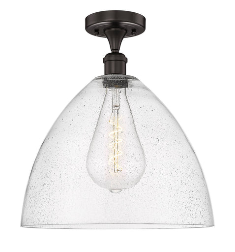 Edison One Light Semi-Flush Mount