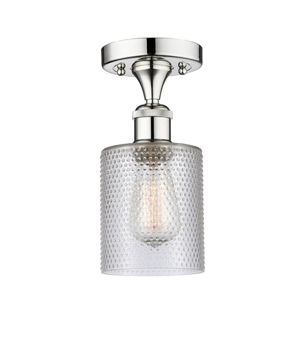 Edison One Light Semi-Flush Mount