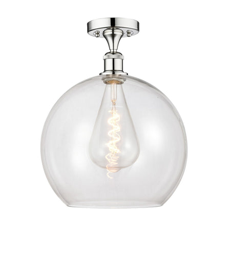 Edison One Light Semi-Flush Mount