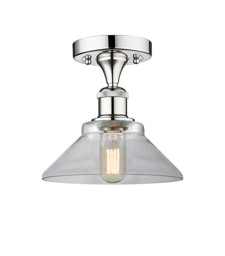 Edison One Light Semi-Flush Mount