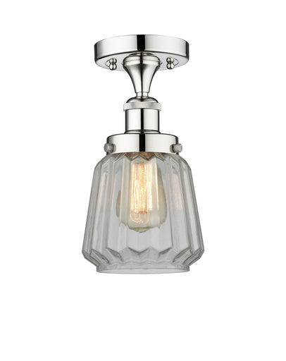 Edison One Light Semi-Flush Mount