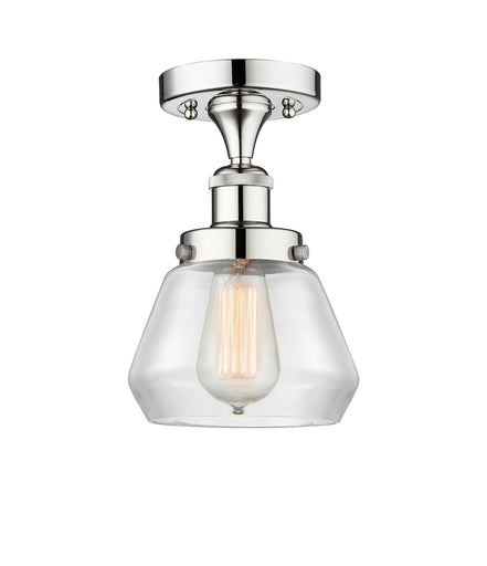 Edison One Light Semi-Flush Mount