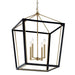 Kichler - 52620CPZBK - Four Light Foyer Pendant - Delvin - Champagne Bronze