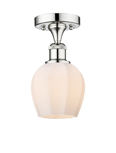 Edison One Light Semi-Flush Mount