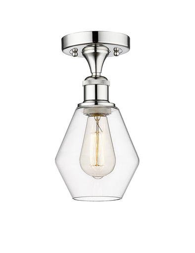 Edison One Light Semi-Flush Mount