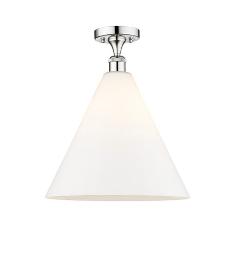 Edison One Light Semi-Flush Mount