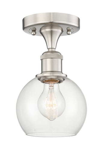 Edison One Light Semi-Flush Mount