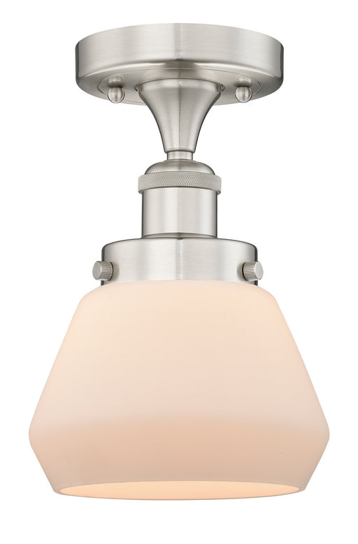 Innovations - 616-1F-SN-G171 - One Light Semi-Flush Mount - Edison - Brushed Satin Nickel