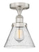 Innovations - 616-1F-SN-G44 - One Light Semi-Flush Mount - Edison - Brushed Satin Nickel