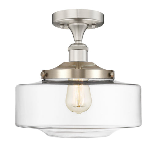 Innovations - 616-1F-SN-G692-12 - LED Semi-Flush Mount - Franklin Restoration - Brushed Satin Nickel