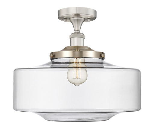 Innovations - 616-1F-SN-G692-16 - LED Semi-Flush Mount - Franklin Restoration - Brushed Satin Nickel