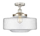 Innovations - 616-1F-SN-G694-16 - LED Semi-Flush Mount - Franklin Restoration - Brushed Satin Nickel