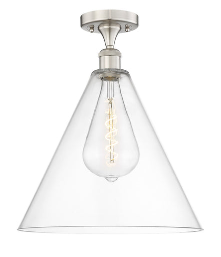 Edison One Light Semi-Flush Mount