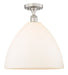 Innovations - 616-1F-SN-GBD-161 - One Light Semi-Flush Mount - Edison - Brushed Satin Nickel